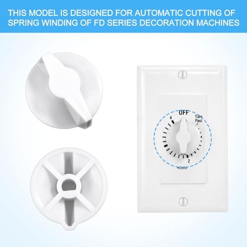 pcs Timer Knob Replacement, Timer Switch Knob Spring Wound Timers for Wall 2