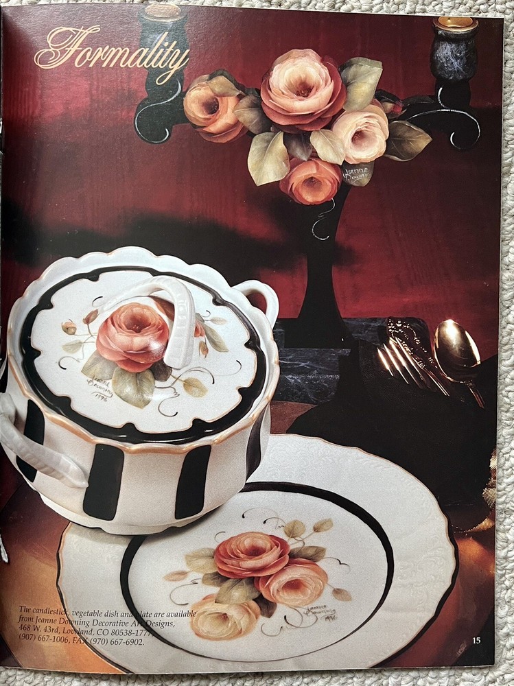 Decorative Paint Bk “Set For Elegance “ By Jeanne Downing CDA