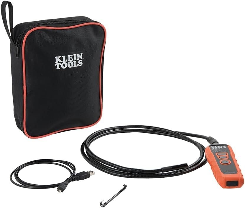 Rechargeable Klein Tools Wi-Fi Boroscope - Waterproof & Versatile Inspections