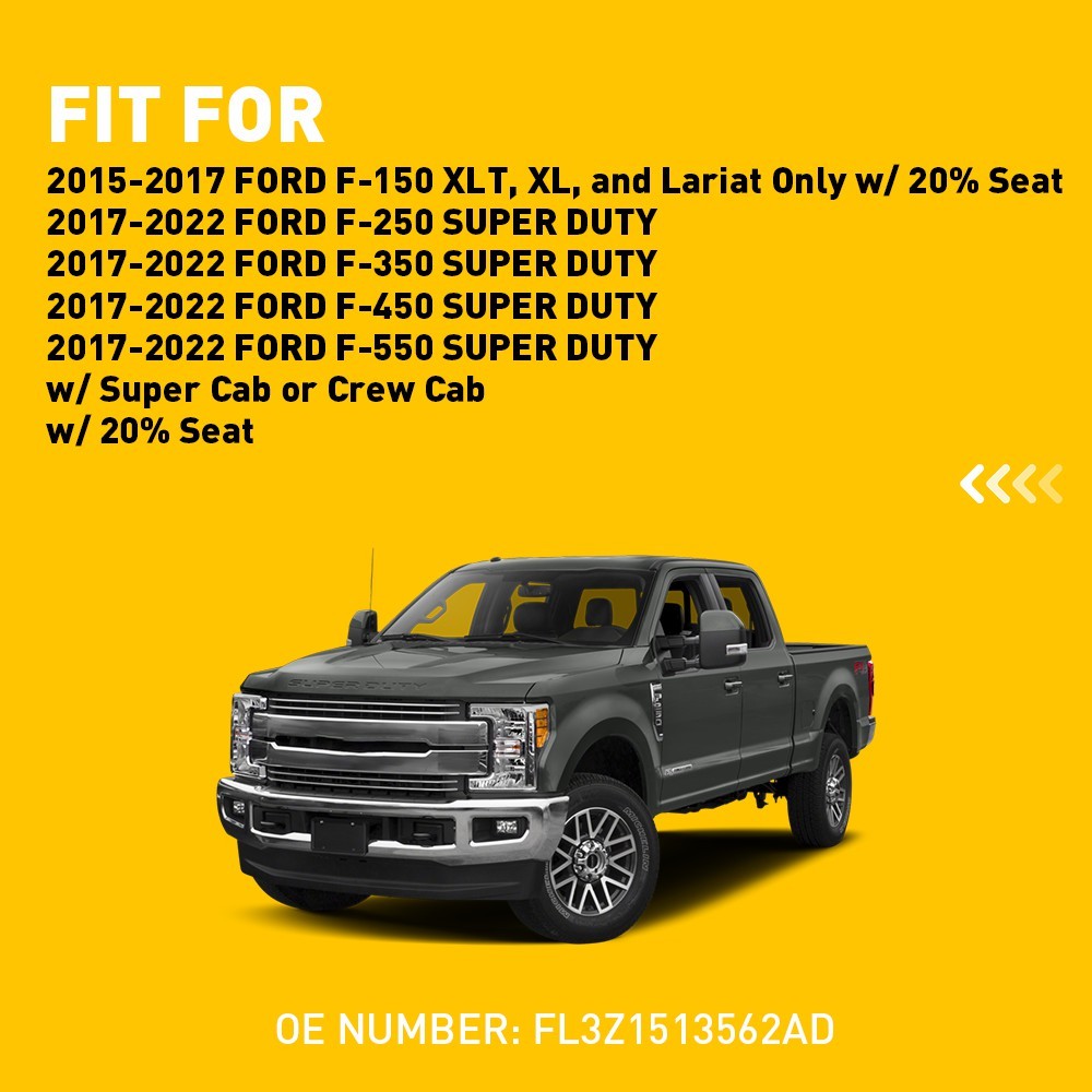 NEW FOR 2015-2017 Ford Front F-150 Seat Dual Cup Holder Rubber Insert