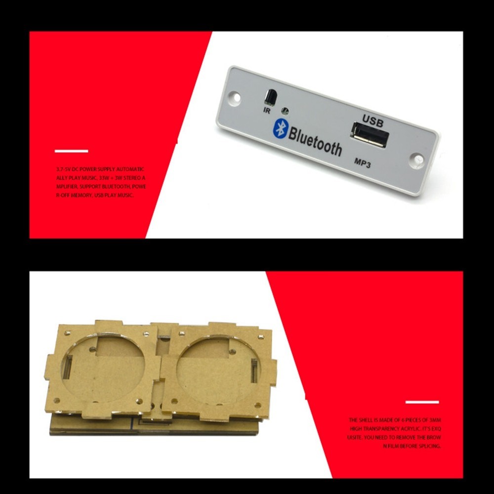 Bluetooth Speaker Electronics Bluetooth Stereo Speaker Support U Disk Y6W11670