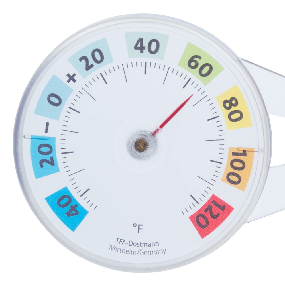 Plastic Window Thermometer for Accurate Outdoor Temperature Reading