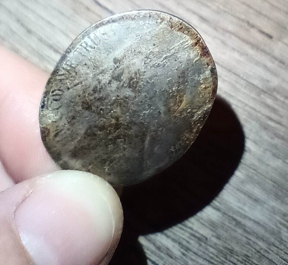 Unknown Year Jefferson Nickel Smashed