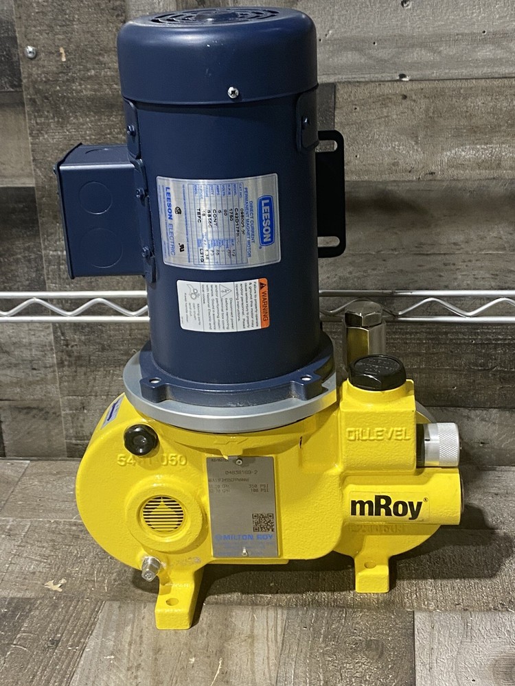 Milton Roy MRA11F24S5CPPNNNNY Metering Pump With A Minarik Speed controller New