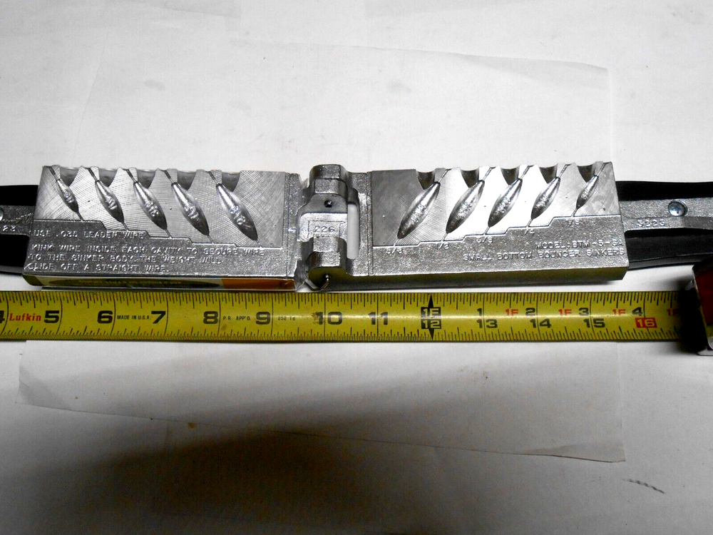 3223 Do-It Bottom Bouncer Sinker Mold 1/8- 1/2 oz Free Shipping