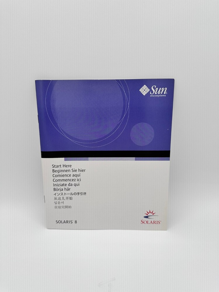 Sun Microsystems 2000 Solaris 8 Intel Edition 10/00 13CDs & Bonus Software