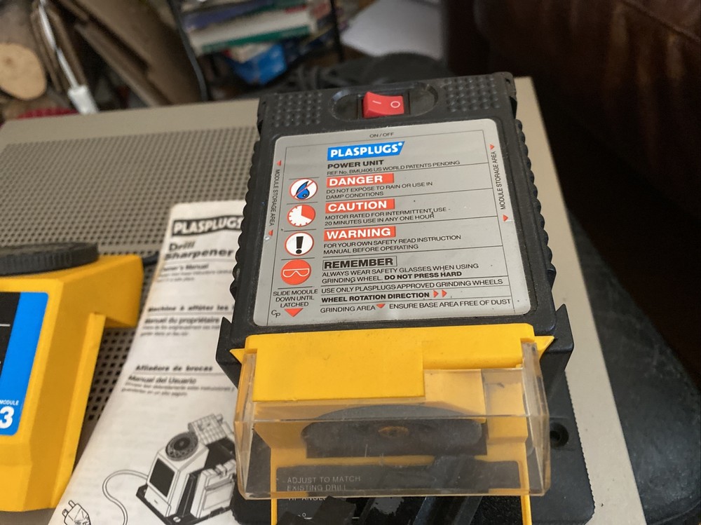 Plasplugs 2 module Drill sharpener Used Tested