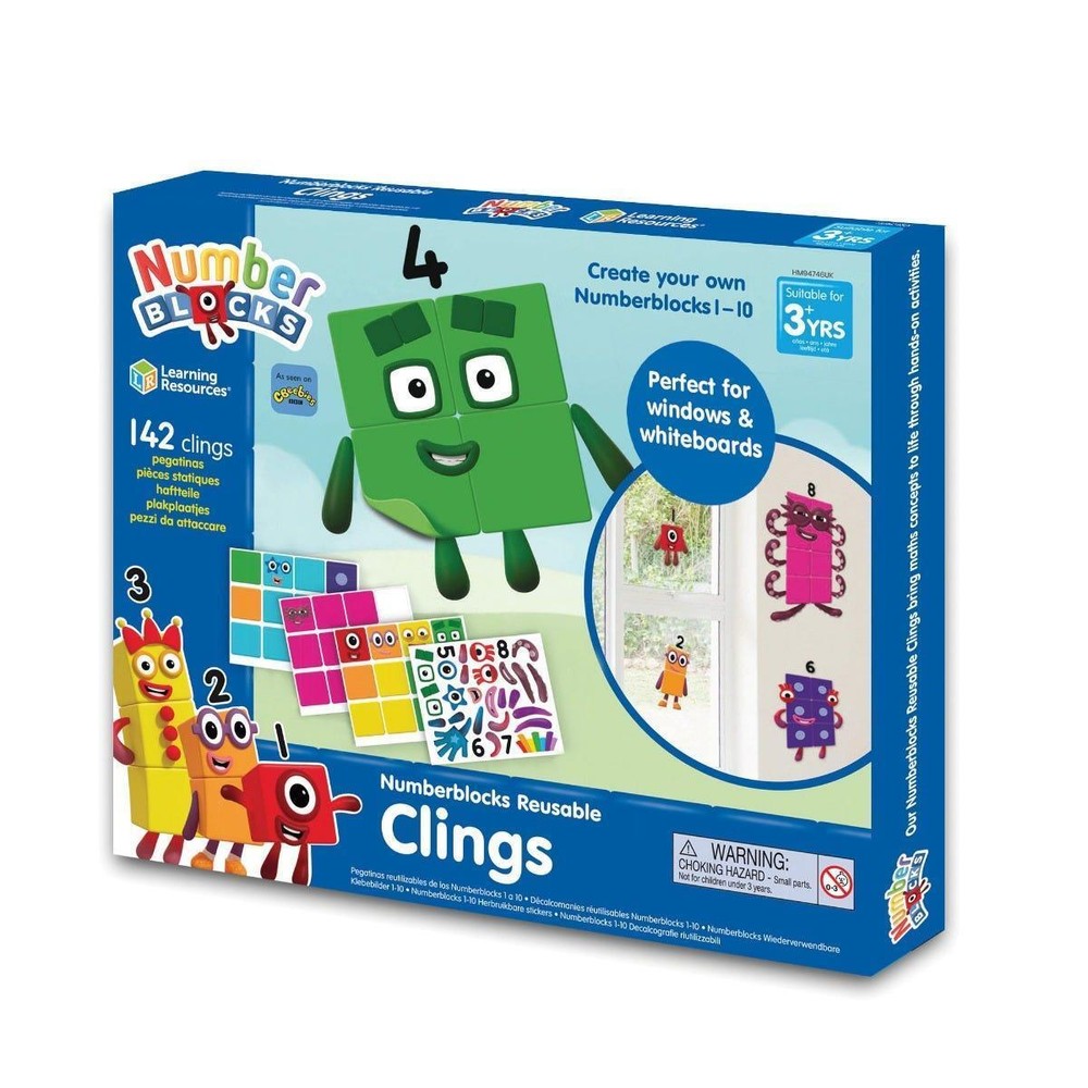 Learning Resources Numberblocks Reusable Clings