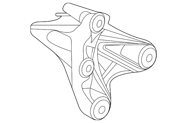 Genuine GM Driver Side Engine Mount Bracket 23411885