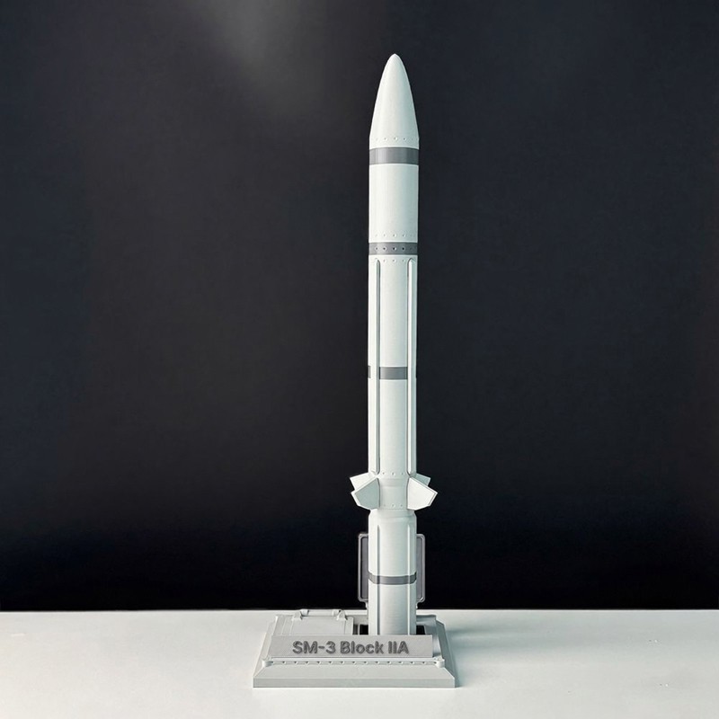 1:16 RIM-161D SM-3 Block IIA Missile Model 41cm 3D Printed Military Collection
