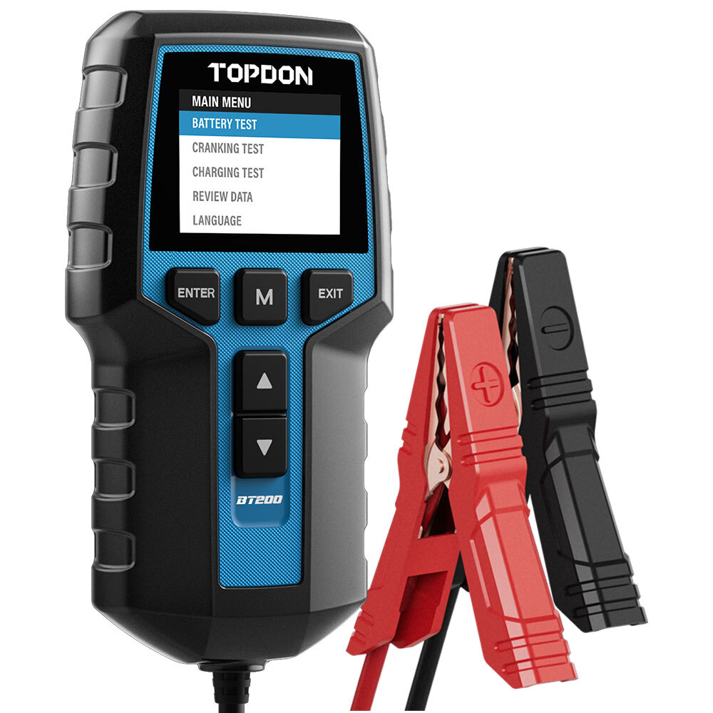 TOPDON BT200 Digital Battery Analyzer 12V Car Battery Load Tester