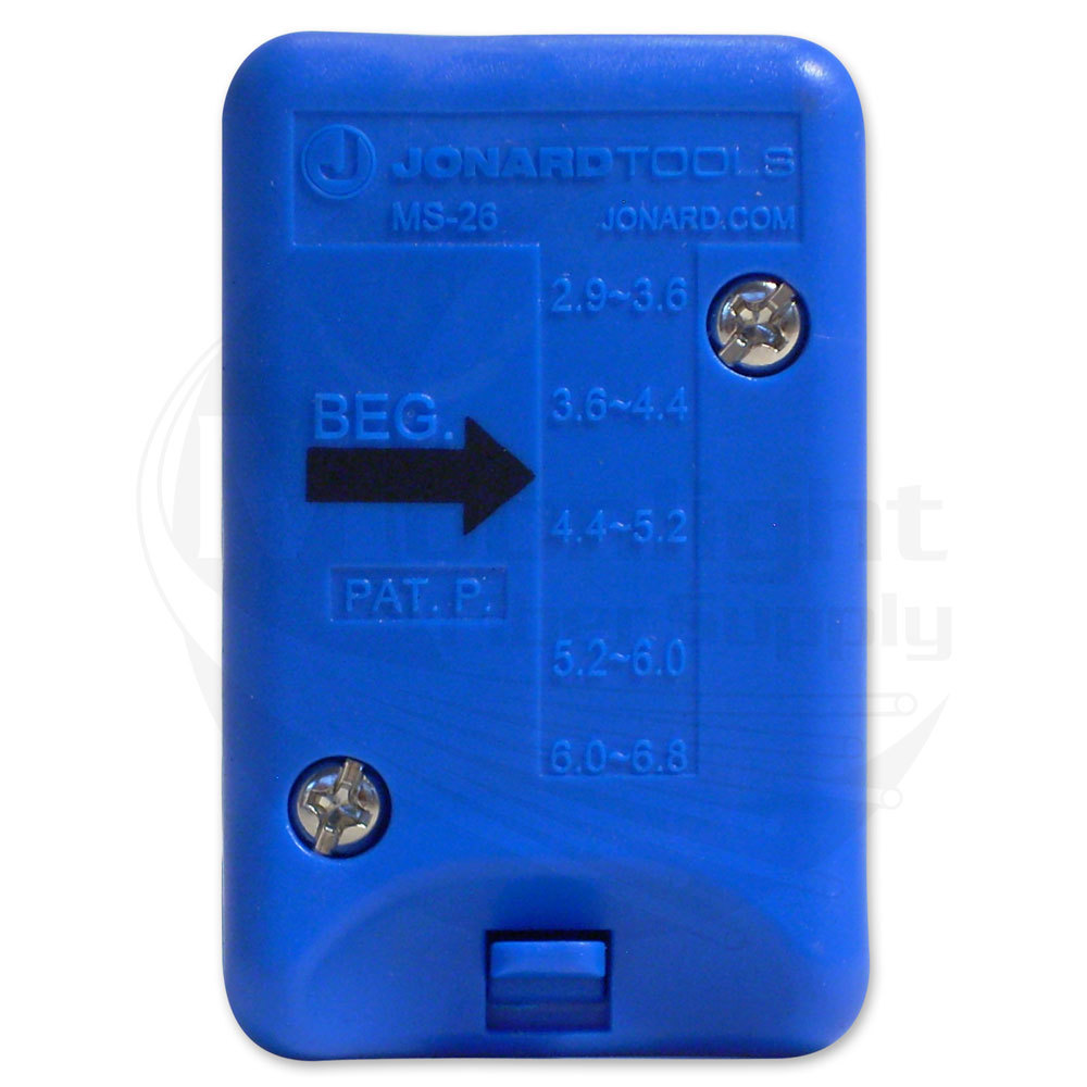 Five-Groove Large Mid Span Slitter, 2.9mm - 6.8mm, Jonard Tools MS-26