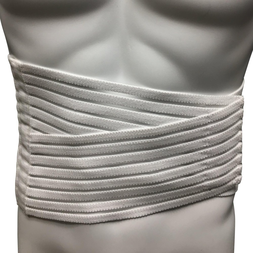 OTC Lumbosacral Support, 7-inch Lower Back, Lightweight Medium, White