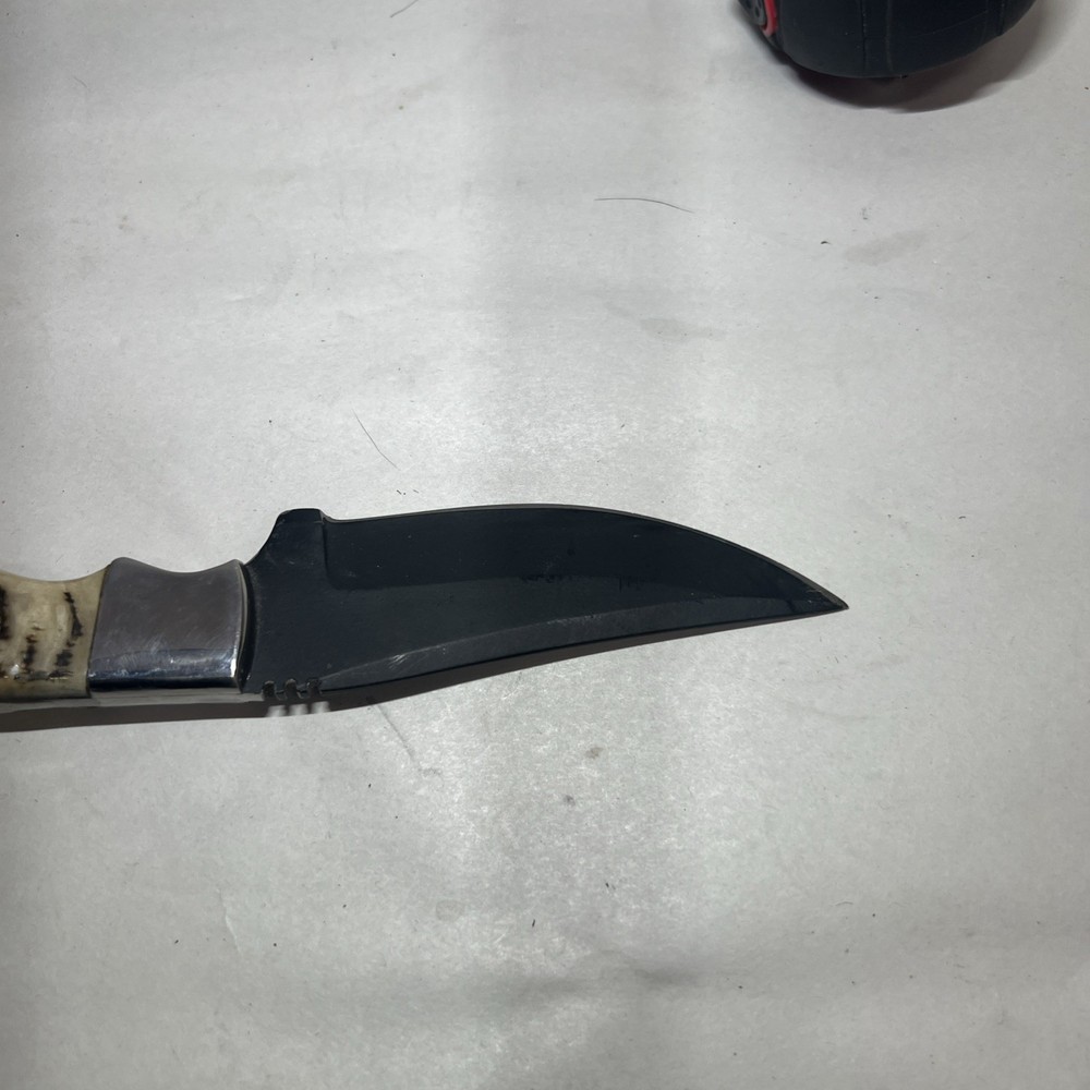 Custom 8.5”Fixed Knife w/ Bone Handle