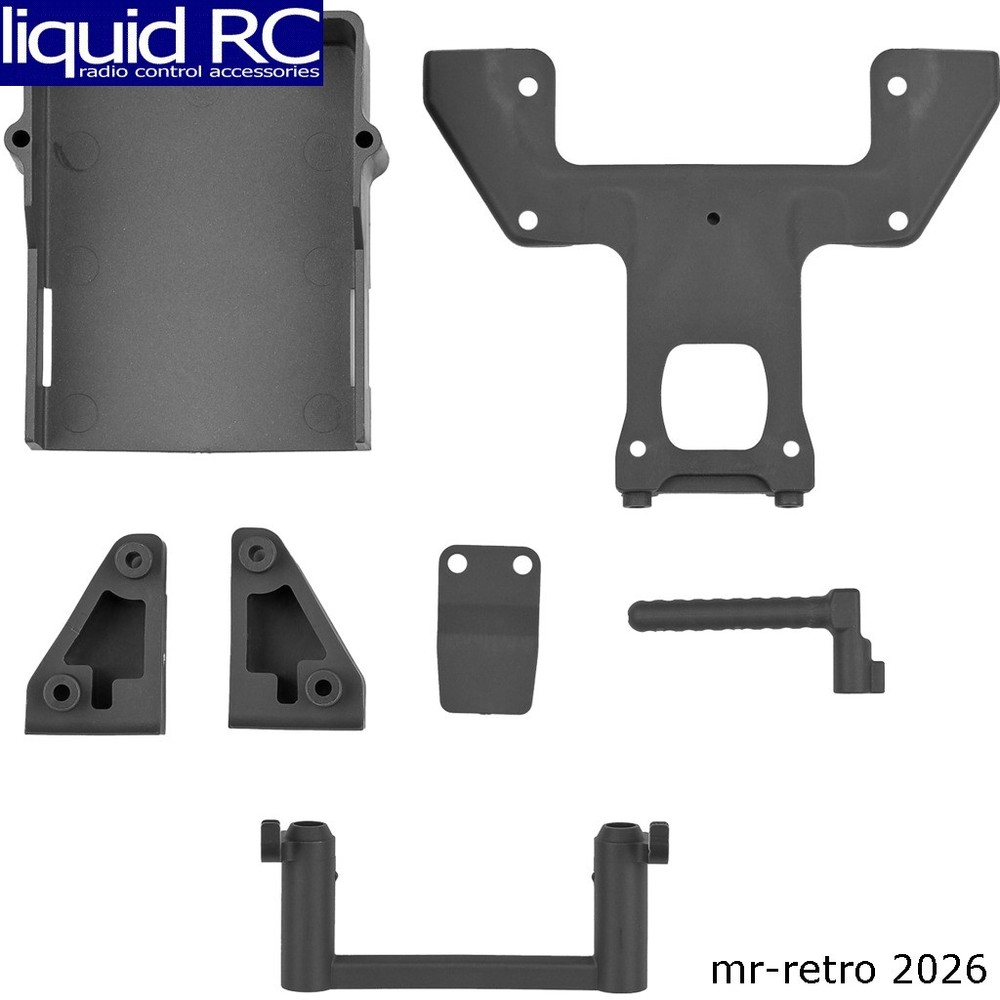 Associated 91233 RB10 Retro Battery Mount Set Gray