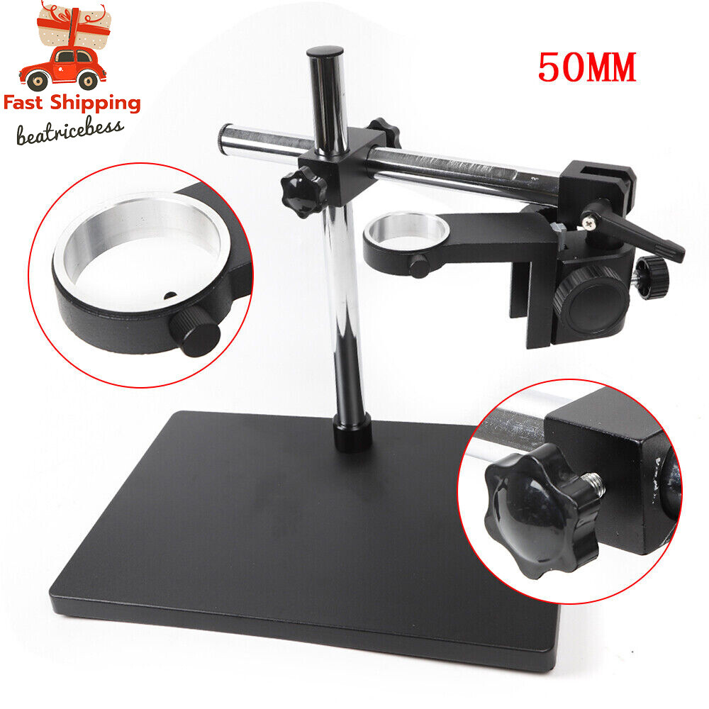 Microscope Camera Boom Stereo Arm Table Stand Adjustable Holder 10-265mm