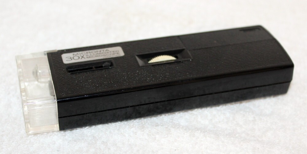 Vintage Micronta 30X Illuminated Microscope ~ **WORKING**