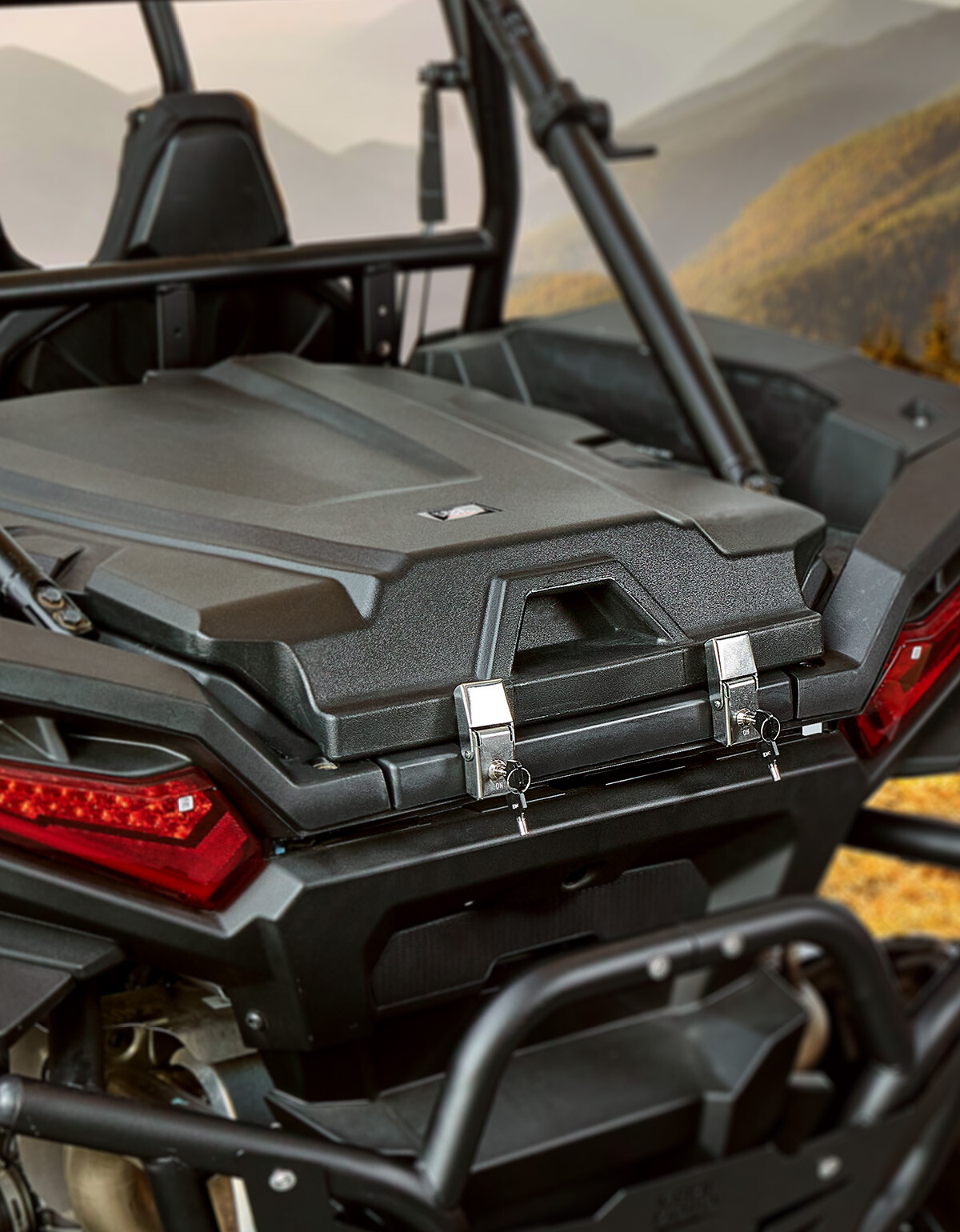 UTV Tonneau Cover Trunk Bed Enclosure Cover for Polaris RZR XP 1000/4 2024-2025