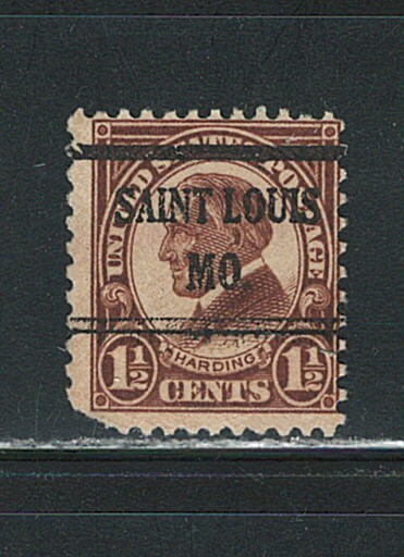 US Saint Louis MO. Precancel single Stamp (used)
