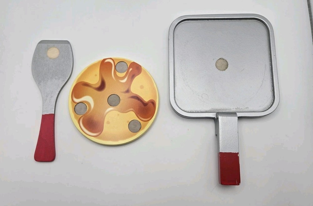 Melissa & Doug wooden Flip & Serve Pancake Set (partial set).