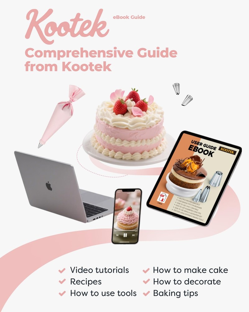 Kootek 158PCs Cake Decorating Kit, Baking Supplies Tools Includes Cake Stand...