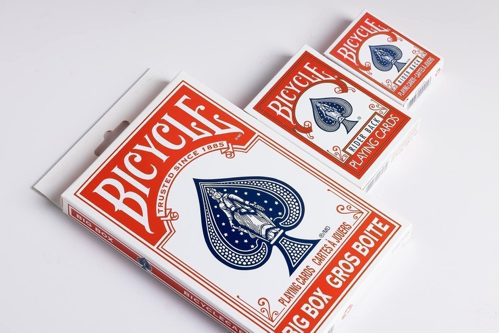 Bicycle Big Box Playing Cards - Red
