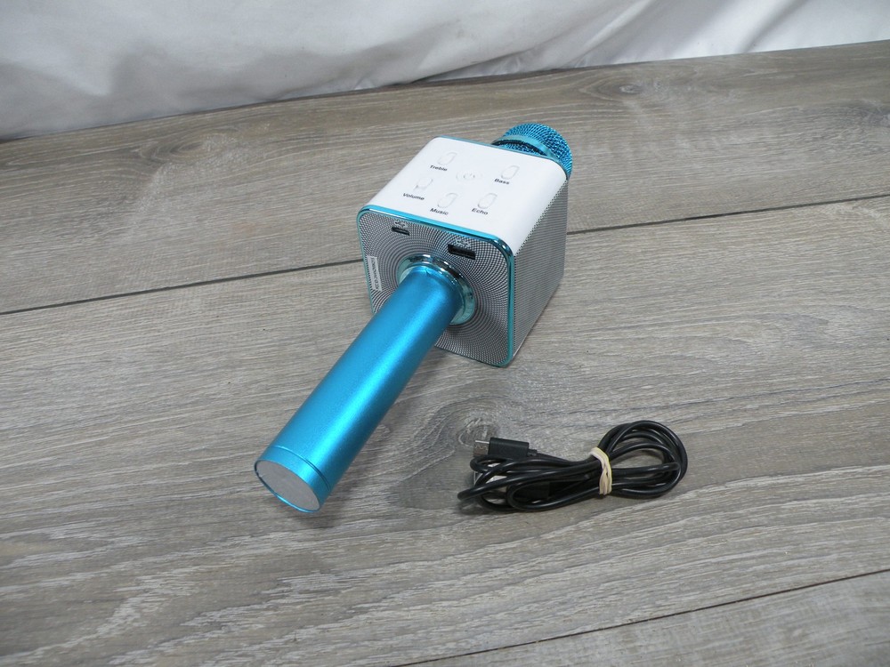 Portable Wireless Bluetooth Karaoke Microphone with Built-in Speaker & Echo