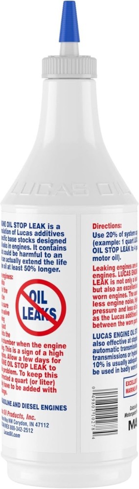 1 Quart Universal Engine Oil Stop Leak - Eco-Friendly & Effective Solution