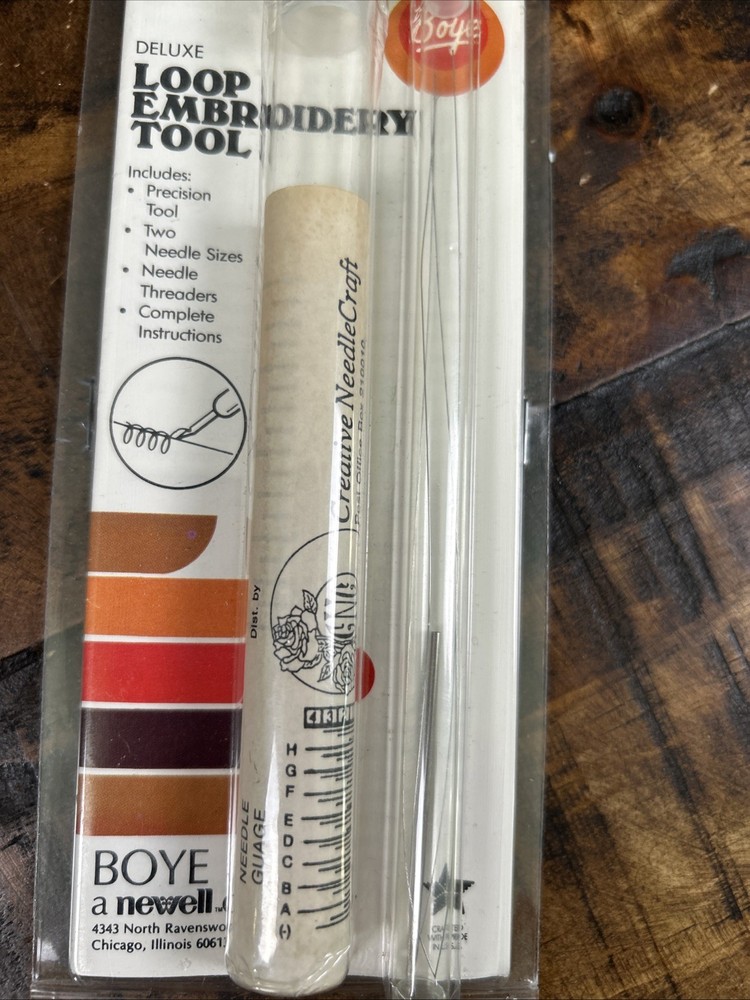Boye Deluxe LOOP EMBROIDERY TOOL 7247 NEW Sealed