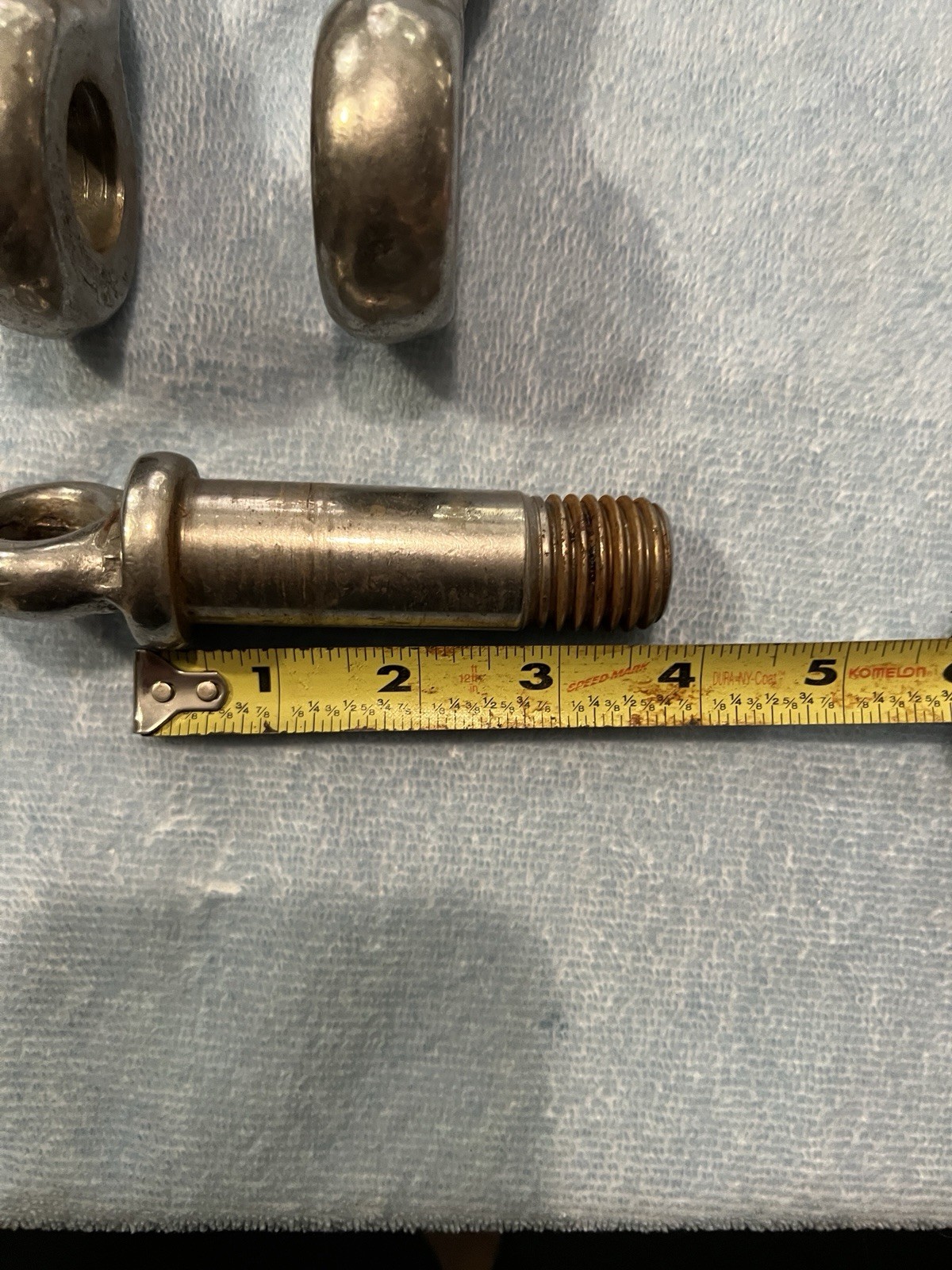 2 Heavy Duty 25 Ton Anchor Shackle Screw Pin 3.68 lbs Each! 3/4" 6" L 3.75” Pin