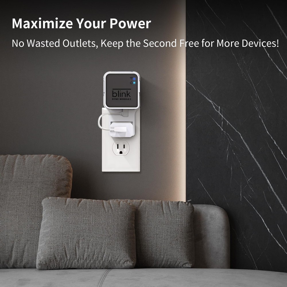 256GB USB Flash Drive & Wall Mount for Blink Sync Module 2 with Short Cable R