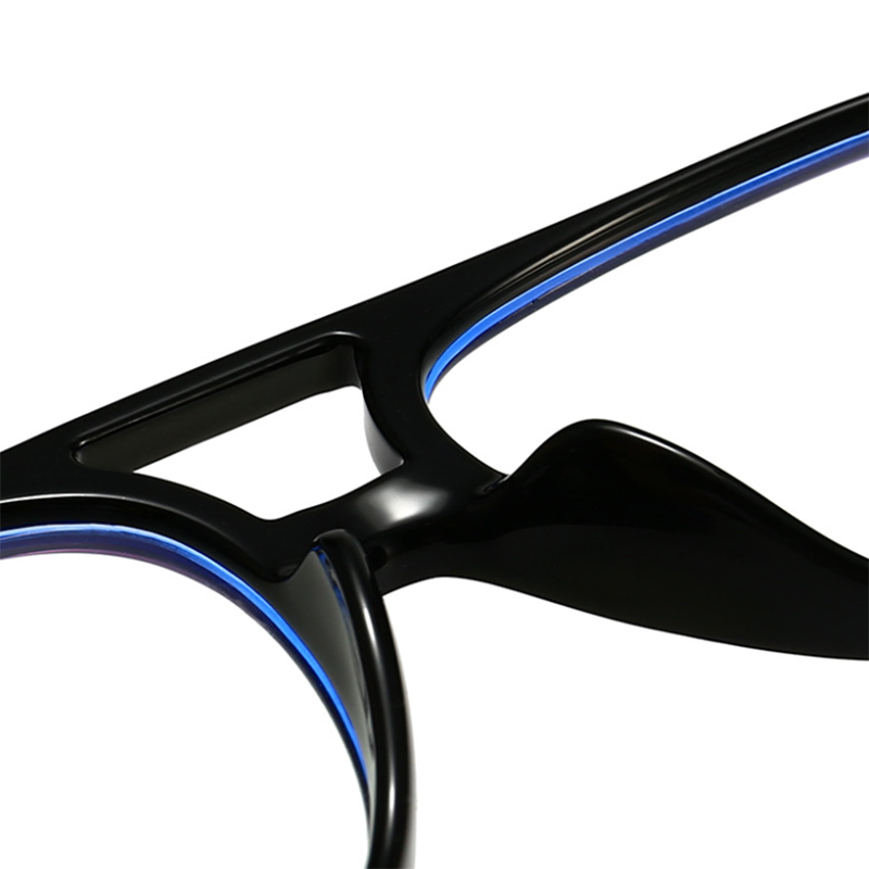 Men Pilot Blue Light Blocking Retro Reading Glasses Large Frame Stylish Glasses