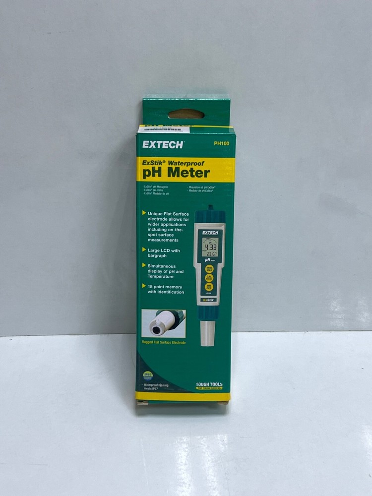EXTECH PH100 EXSTIK WATERPROOF PH METER