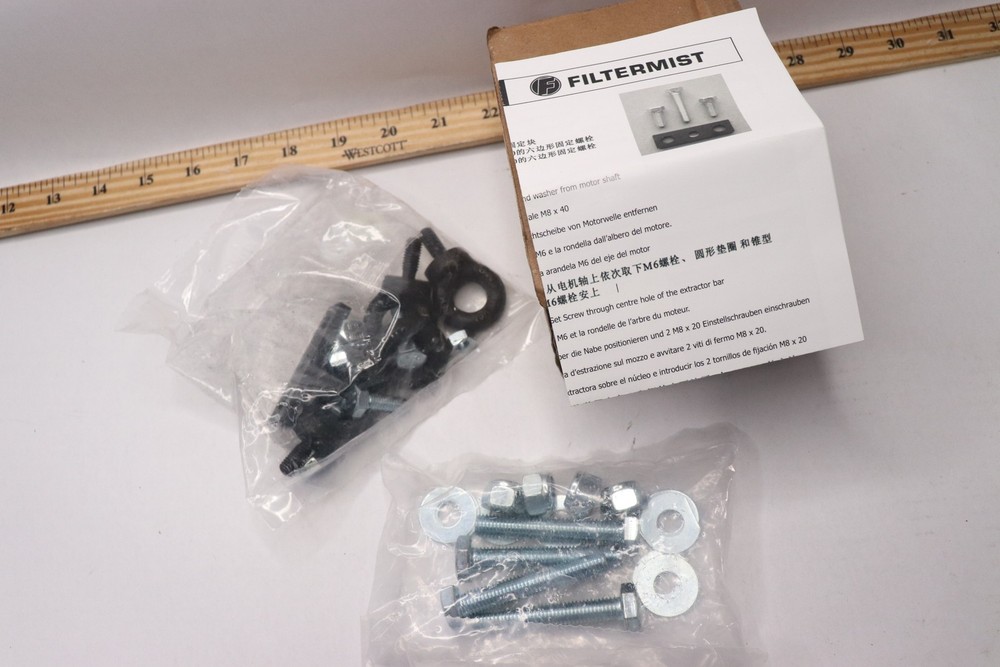 Filtermist Drum Extractor Kit with Eyebolts 2003EBS 2003STEBS