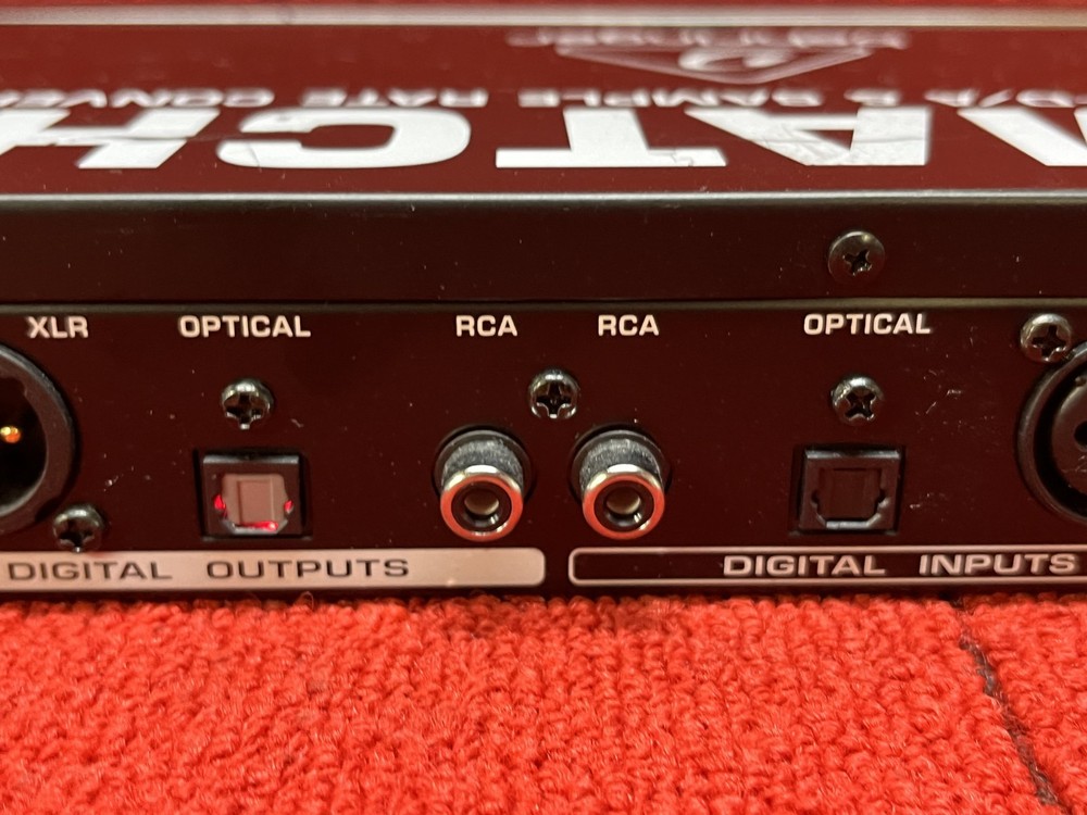 Used Behringer Ultramatch Pro SRC2496 AD/DA Sample Rate Converter Good Condition