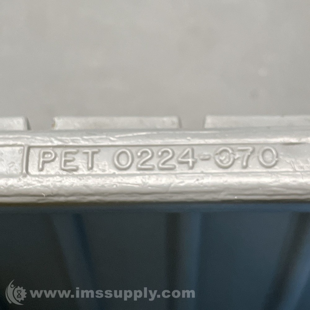 Global PET0224-070 Dividable Stackable Plastic Box 24" x 12" x 7" USIP