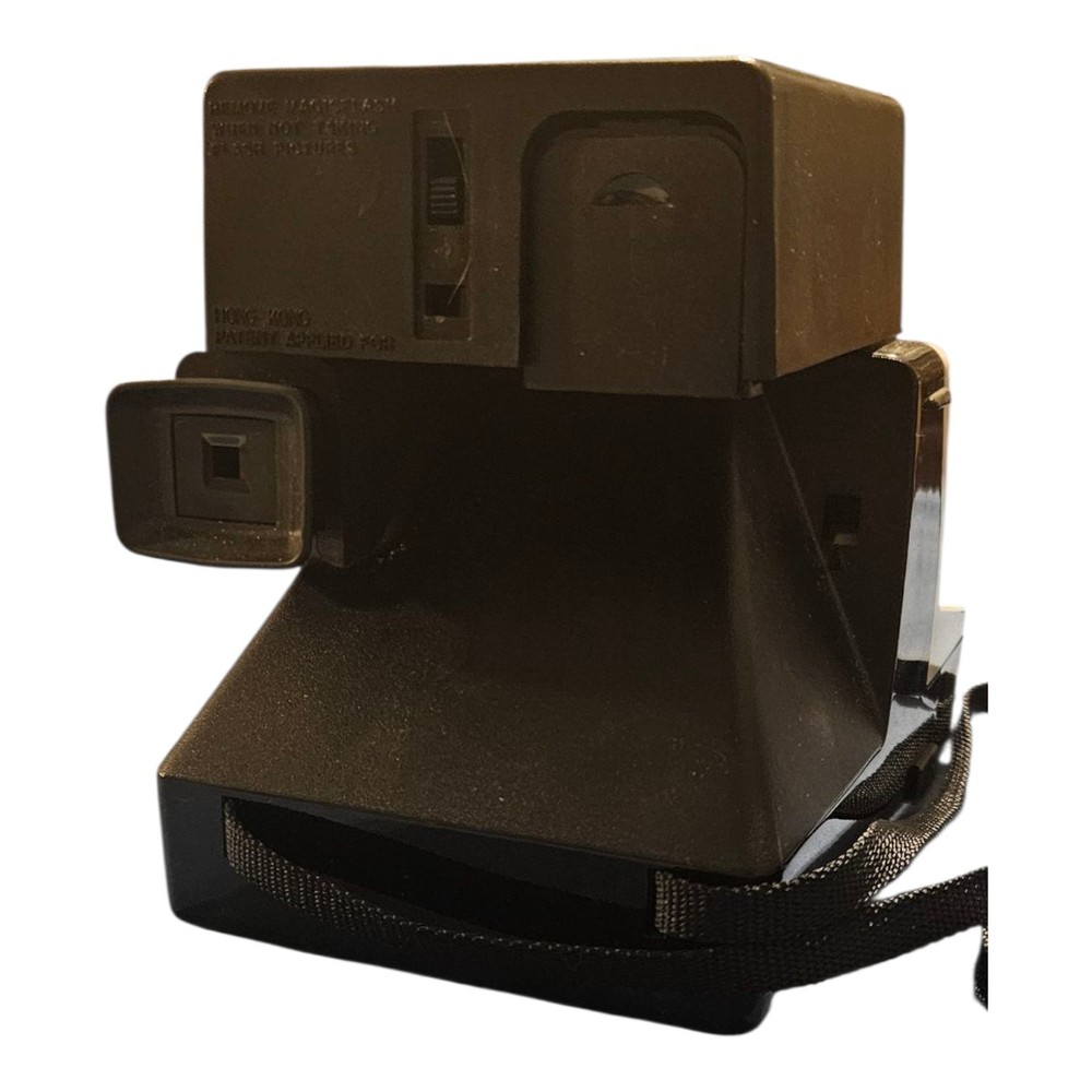 Polaroid One Step Land Camera Rainbow Stripe W/ ITT MagicFlash