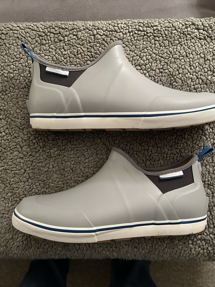 GRUNDENS DECK-BOSS ANKLE BOOTS GREY -SIZE 13