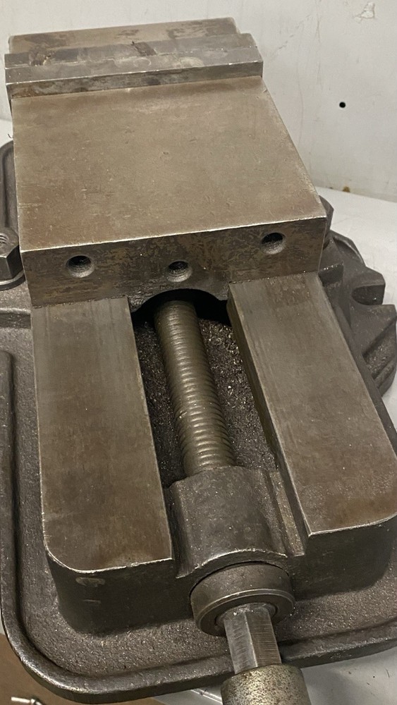 6" Kurt D60 Milling Machine Vise Swivel Base w/ Handle