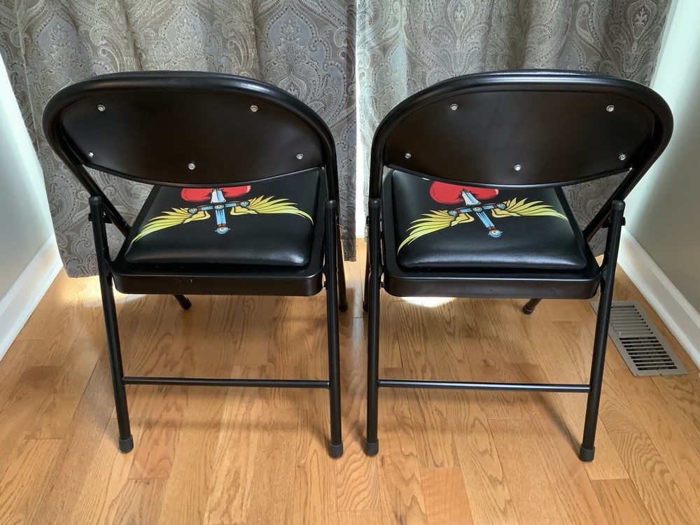 Bon Jovi RARE VIP Commemorative Concert Chairs (2) — “Because We Can” 2013 Tour