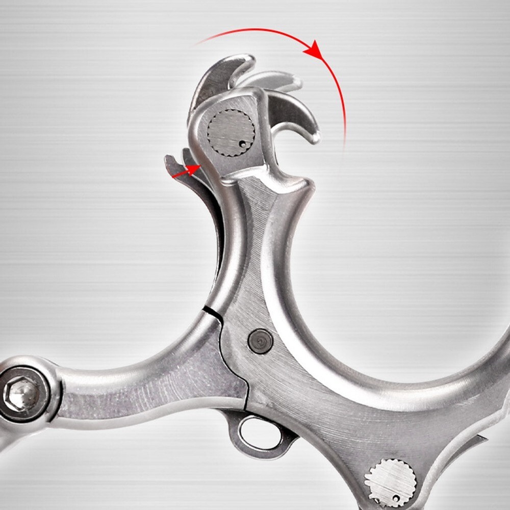 Enhanced Accuracy,with Adjustable Stroke Archery Release Three Four Finger Grip