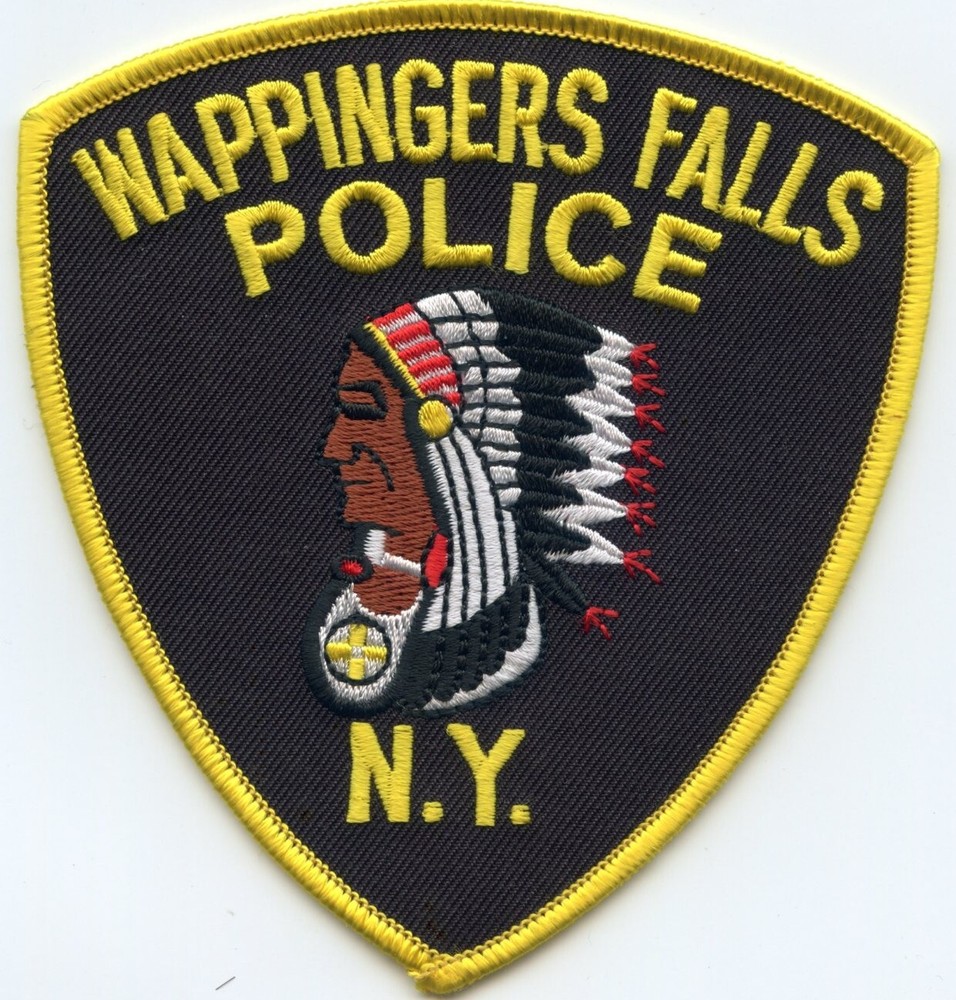 WAPPINGERS FALLS NEW YORK Indian POLICE PATCH