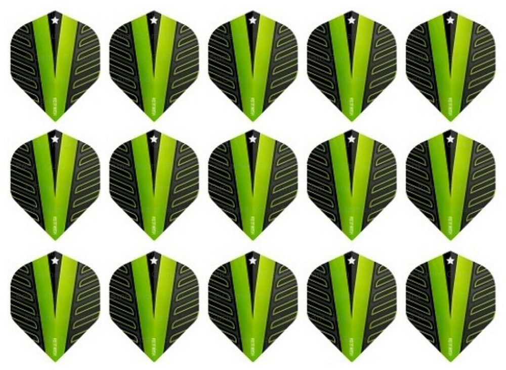 5 Sets Target Rob Cross Voltage Standard Shape Flights – Ships Tracking - Green