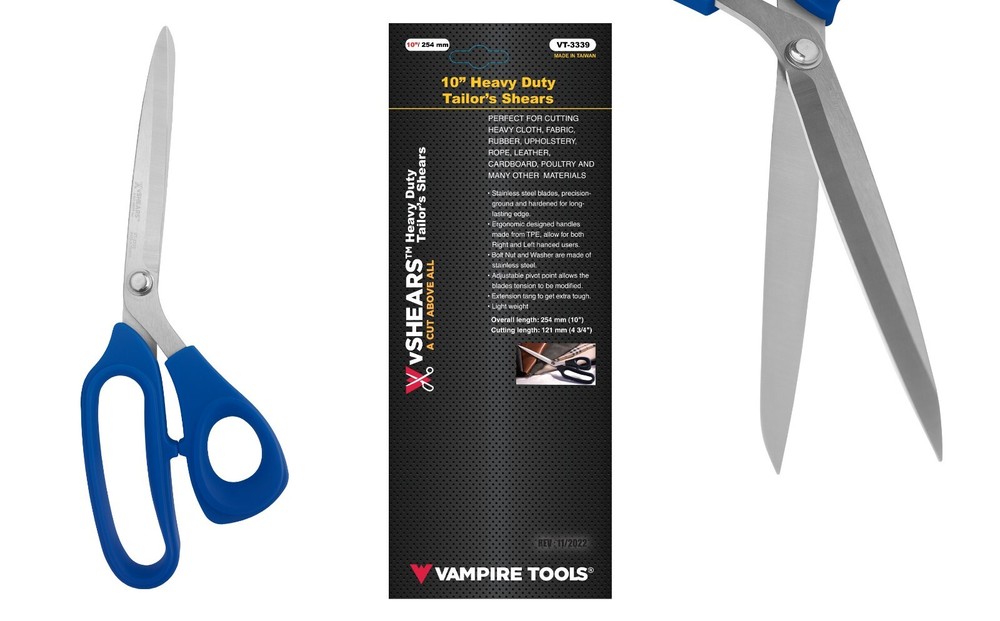VT-3339 Vampire Tools vSHEARS - 10" Kitchen Shears Heavy Duty, Kitchen Scissors