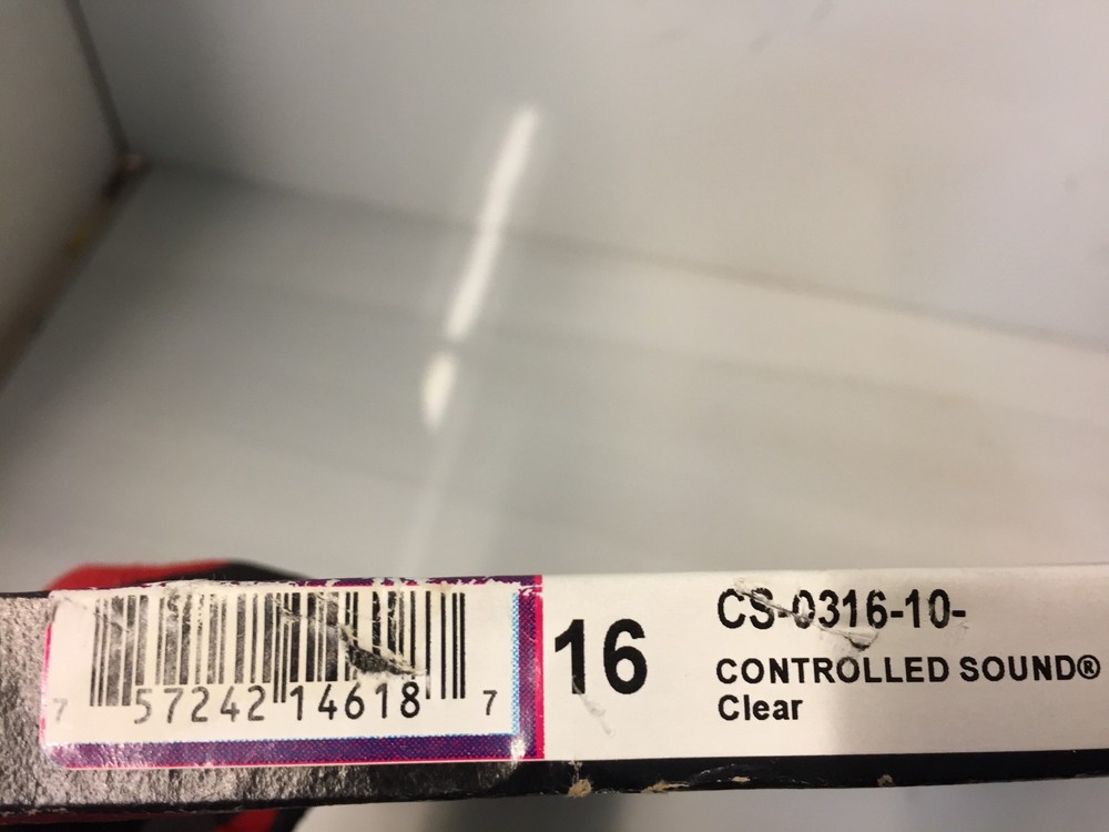 Remo 16" Controlled Sound Clear Black Dot Drumhead CS-0316-10