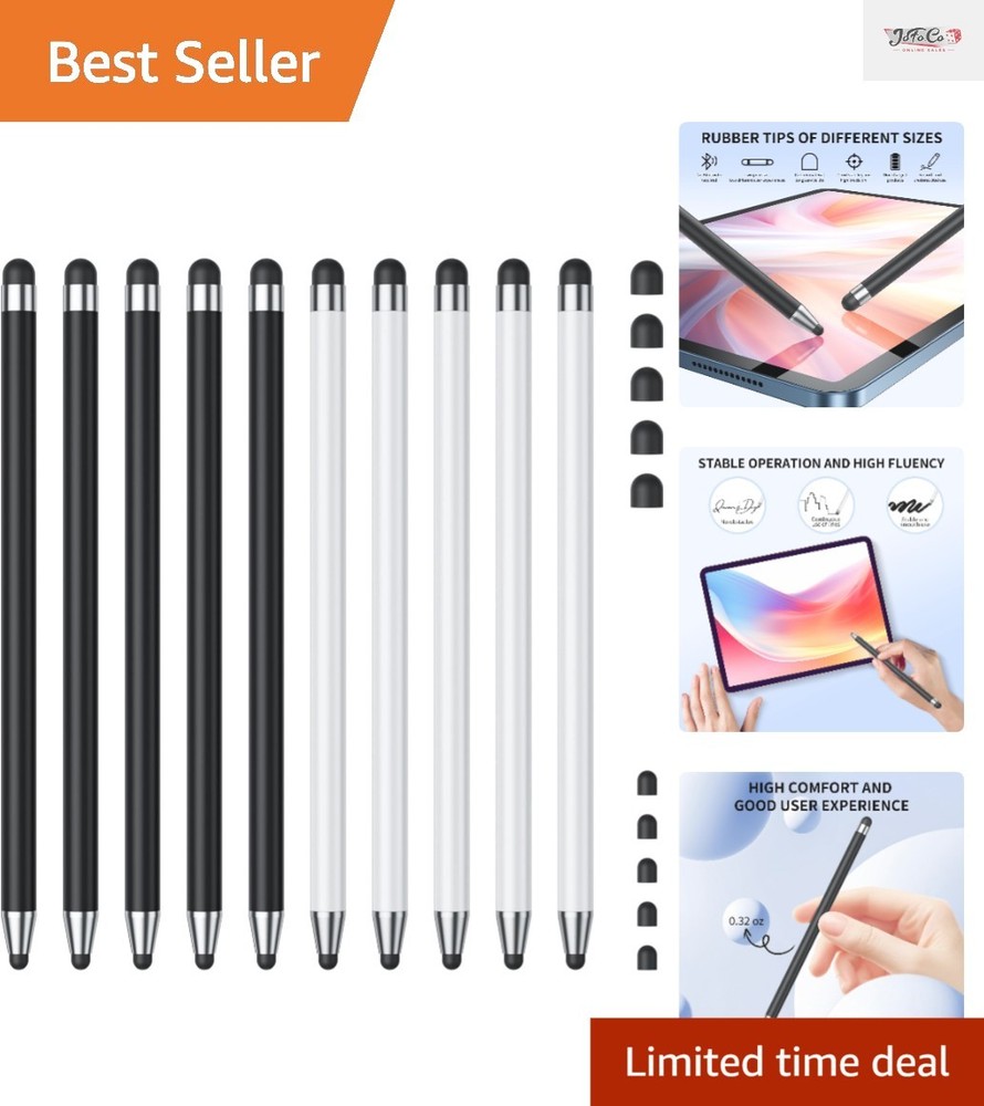 10Pcs Touchscreen Stylus Pens – Instant Use with Scratch Protection Features