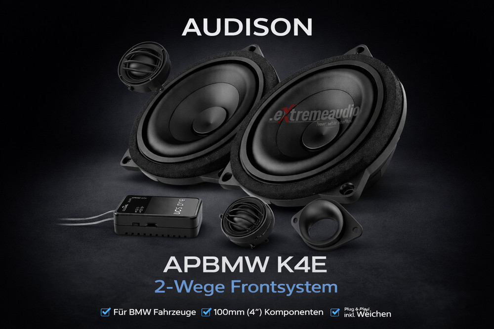 Audison APBMW K4E 2-Way Front Speaker System for BMW Vehicles