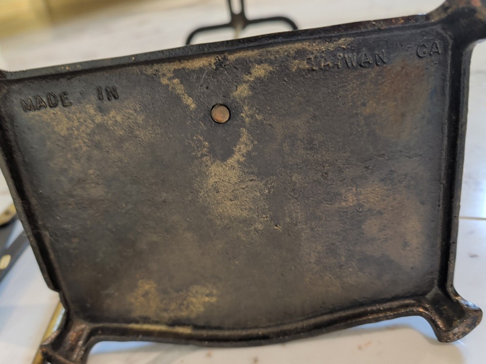 Fireplace Tool Set Vintage Cast Iron