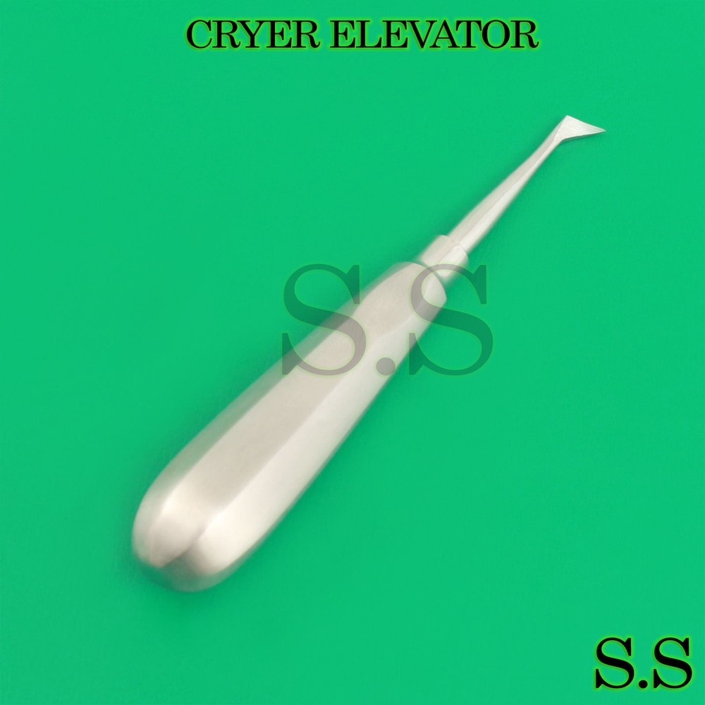 CRYER ROOT ELEVATORS (LEFT) ORAL SURGERY DENTAL INSTRUMENTS STAINLESS STEEL