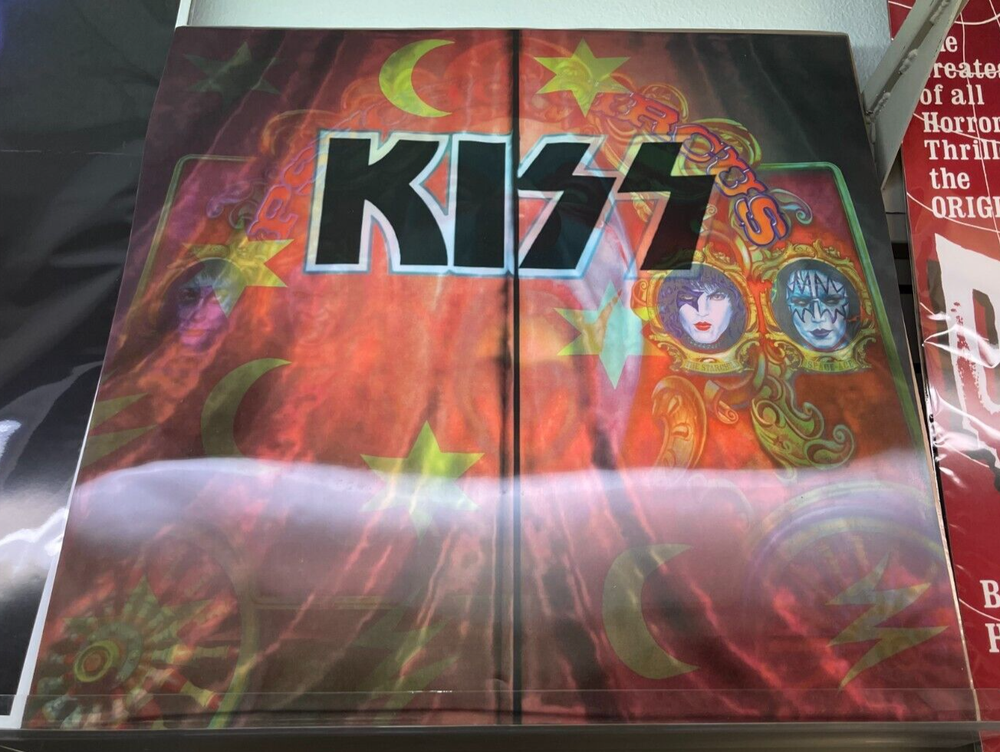 24 X 24" 3D LENTICULAR POSTER~ KISS~ PSYCHO CIRCUS~ RARE SIZE
